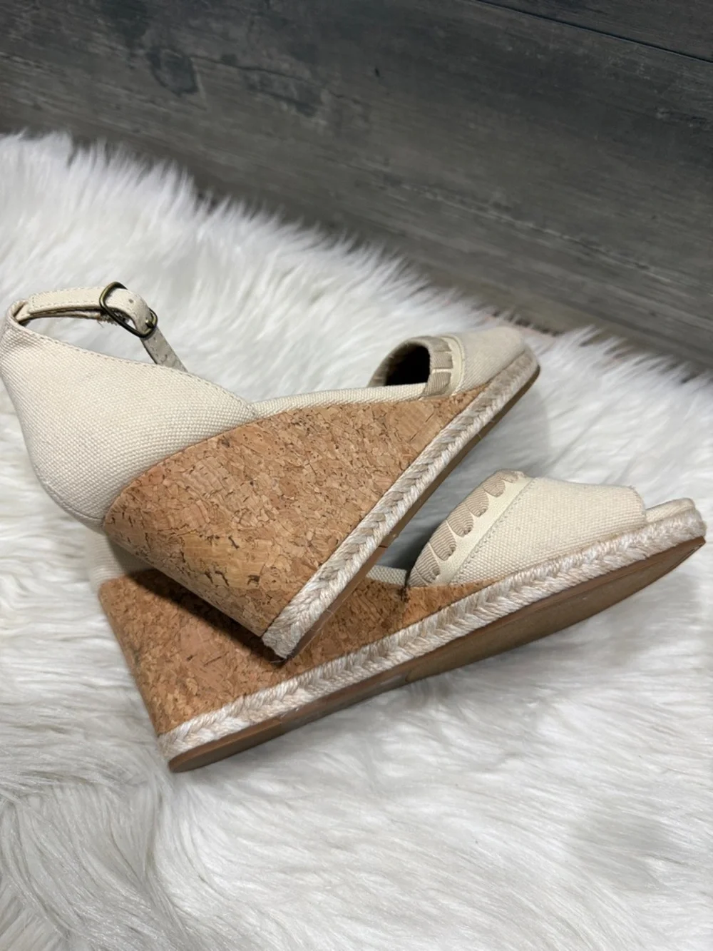 Lucky Brand Mindra Style Espadrille Wedge Sandals”